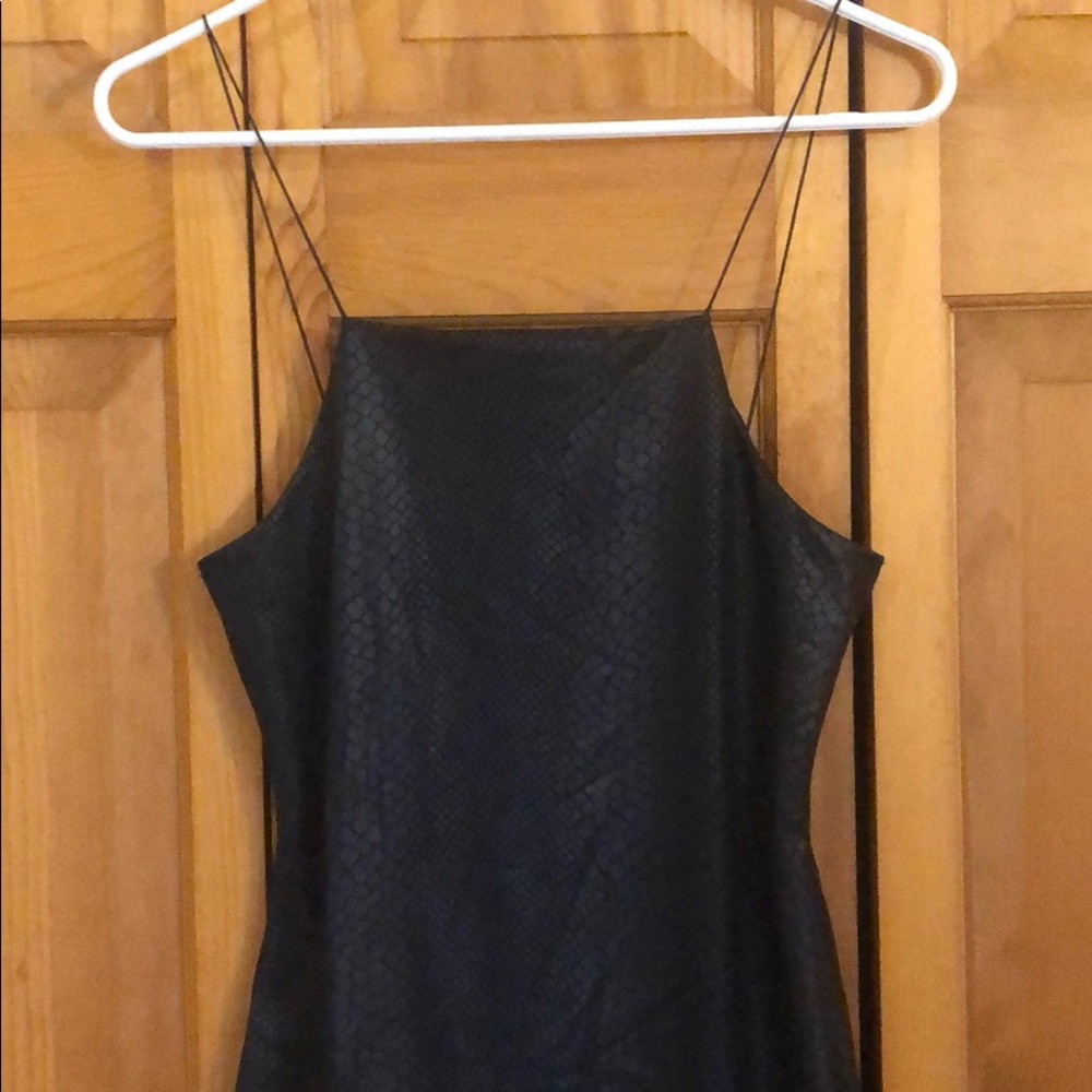 BNWT • Windsor Black Snakeskin dress, Sz. S